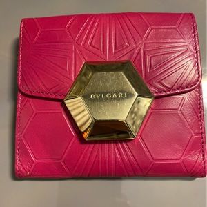 Bvlgari fuchsia wallet